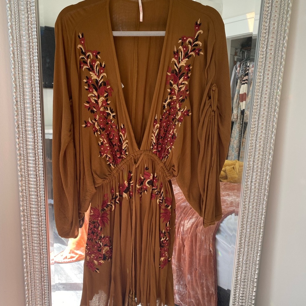 Free people floral romper